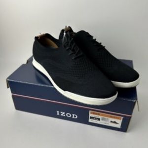 Izod Breeze Memory Foam Oxford Casual Shoes Size 9/9.5/10.5 -Black-